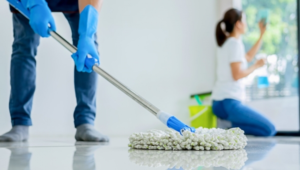 General cleaning services for buildings